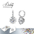 Destin bijoux cristaux de Swarovski polygone boucles d’oreilles